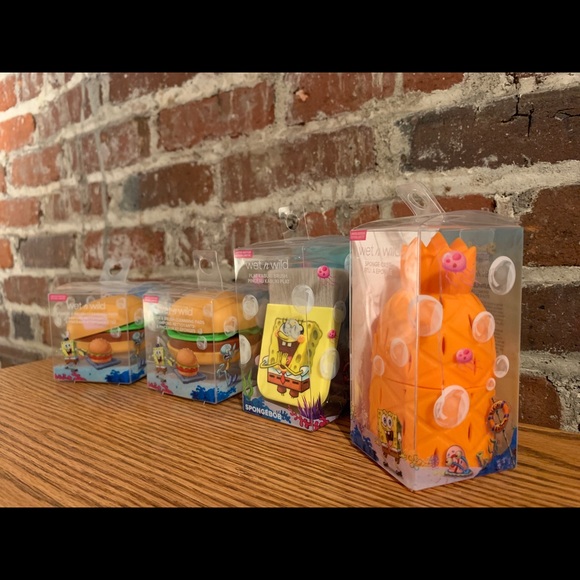 Spongebob wet n wild cosmetics cleaning makeup lot - Picture 3 of 12